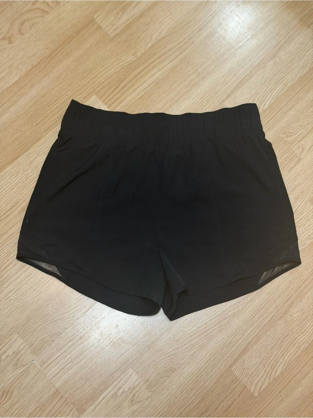 Justice Girls XL Plus 16P/18P Black Athletic Running Shorts Mesh Performance